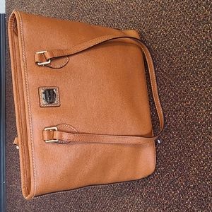 Dooney & Bourke brown PU tote